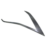 Real Carbon Fiber Front Lamp Eye brow Trim - Model S